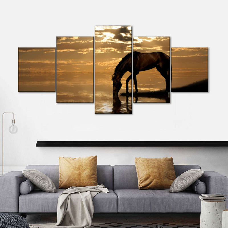 Lone Arabian Horse Wall Art