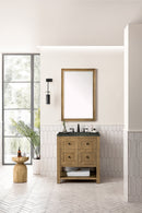 James Martin Breckenridge 30" Single Bathroom Vanity, Light Natural Oak