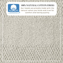 100% Cotton Woven Texture Bath Towel Set - Marbella Collection by Great Bay Home