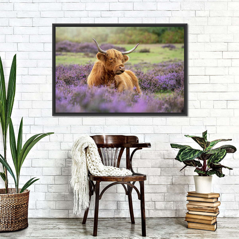 Highland Cow Paradise Wall Art