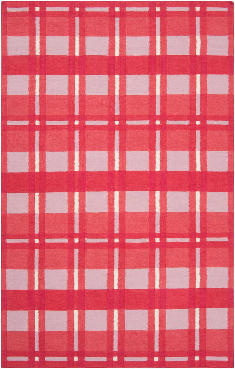 Gilbertown Modern Red Area Rug