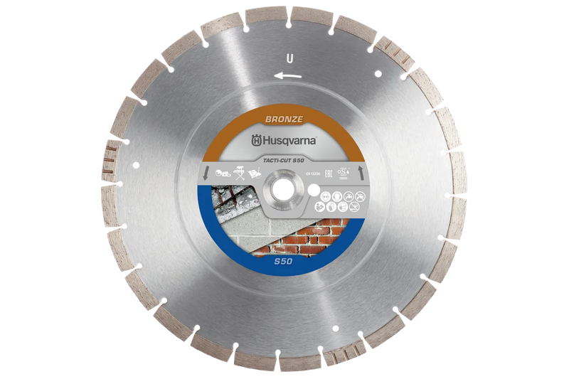 Husqvarna 579816404 Tacti-Cut S50 Segmented Rim Diamond Blade