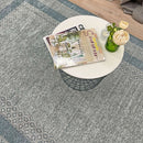 Alfa Rich Light Blue Area Rugs for Living Room Bedroom Decor Cotton Washable Pet Friendly