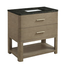 James Martin Lucian 36" Single Bathroom Vanity, Pebble Oak