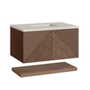 James Martin Marcello 36" Floating Single Bathroom Vanity, Chestnut