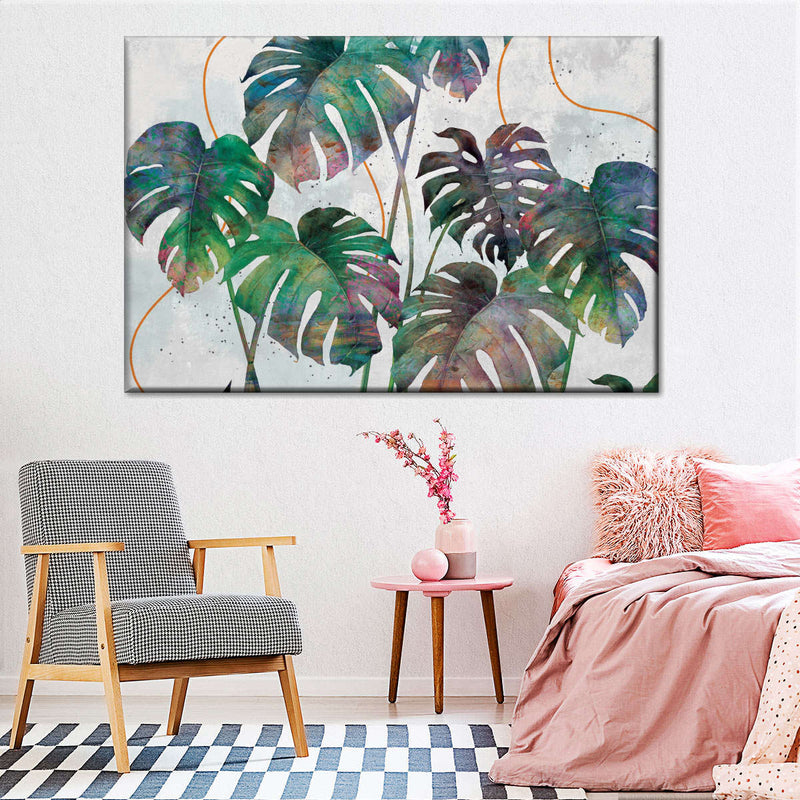 Monstera Leaves Wall Art