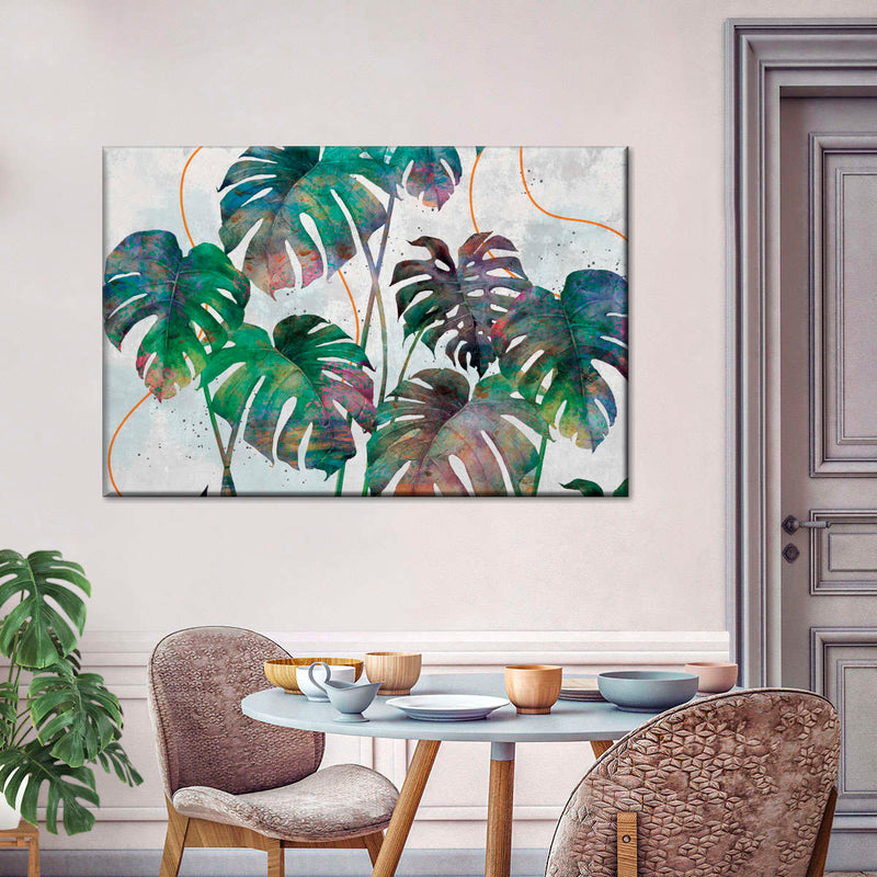 Monstera Leaves Wall Art