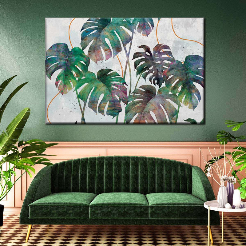 Monstera Leaves Wall Art