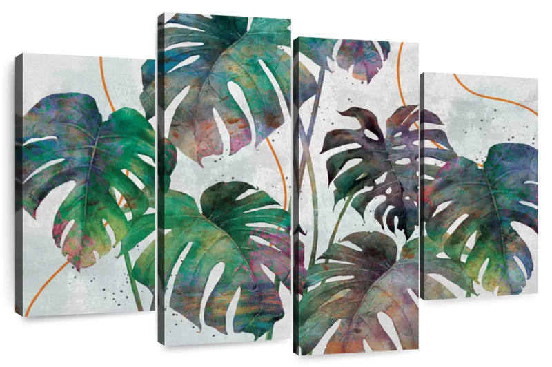 Monstera Leaves Wall Art