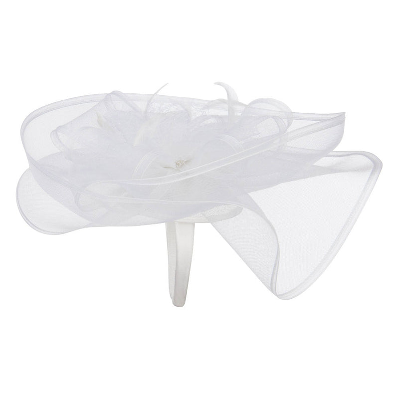 Horsehair Flower Headband Fascinator