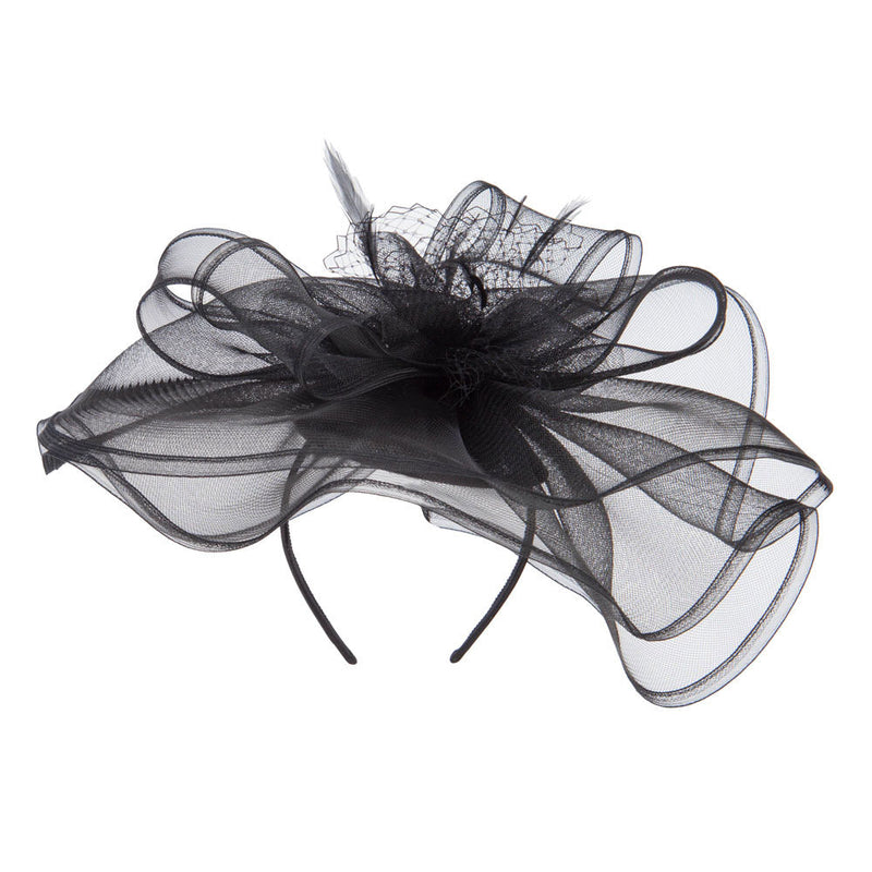 Horsehair Flower Headband Fascinator
