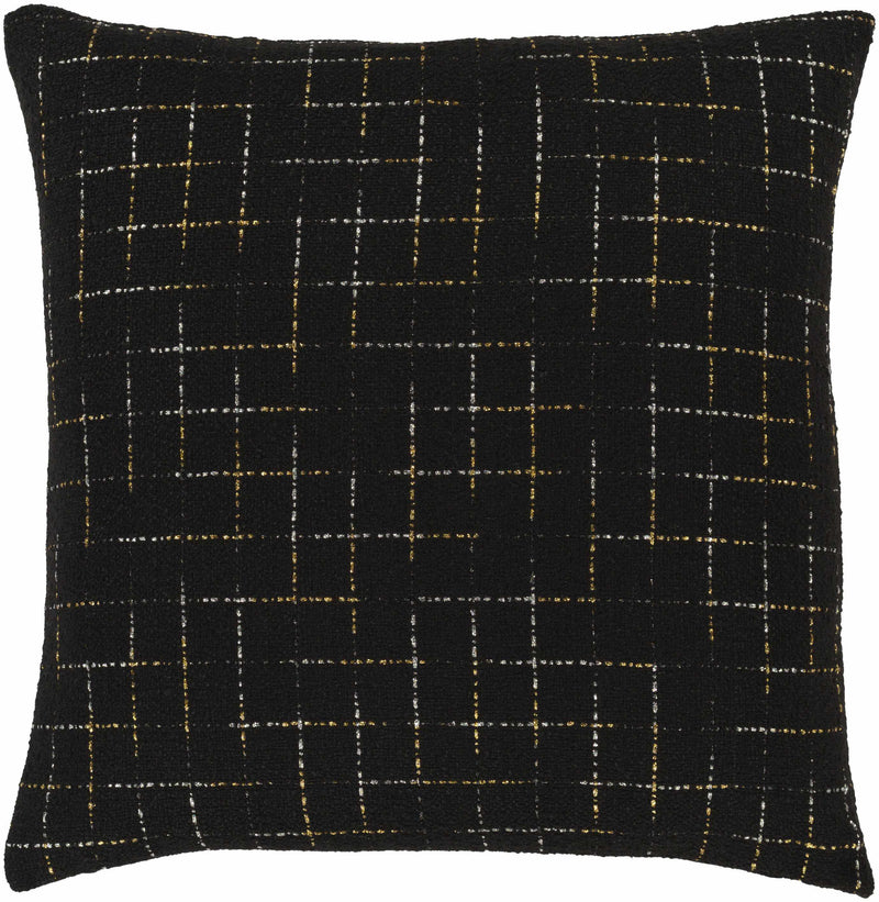 Ramillies Black Pillow Cover