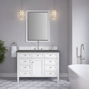 James Martin Brittany 48" Single Bathroom Vanity, Bright White