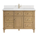 James Martin Lorelai 48" Single Bathroom Vanity, Light Natural Oak