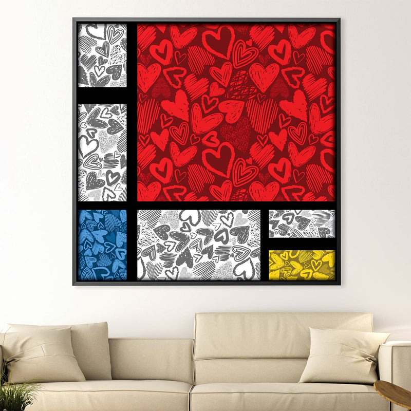 Heart Composition Canvas