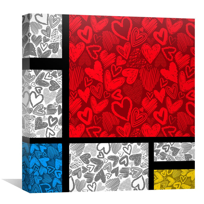 Heart Composition Canvas