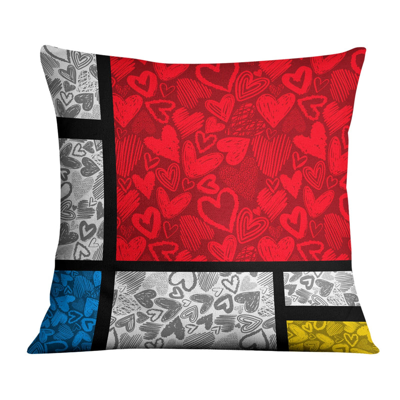 Heart Composition Cushion