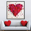 Heart Layers Canvas