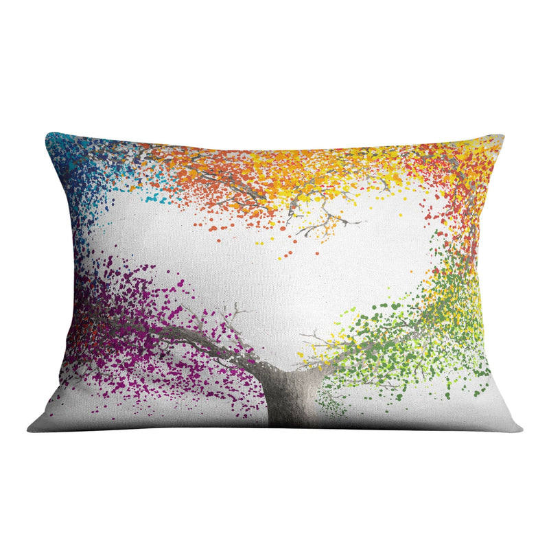 Heart of Colored leaves Cushion