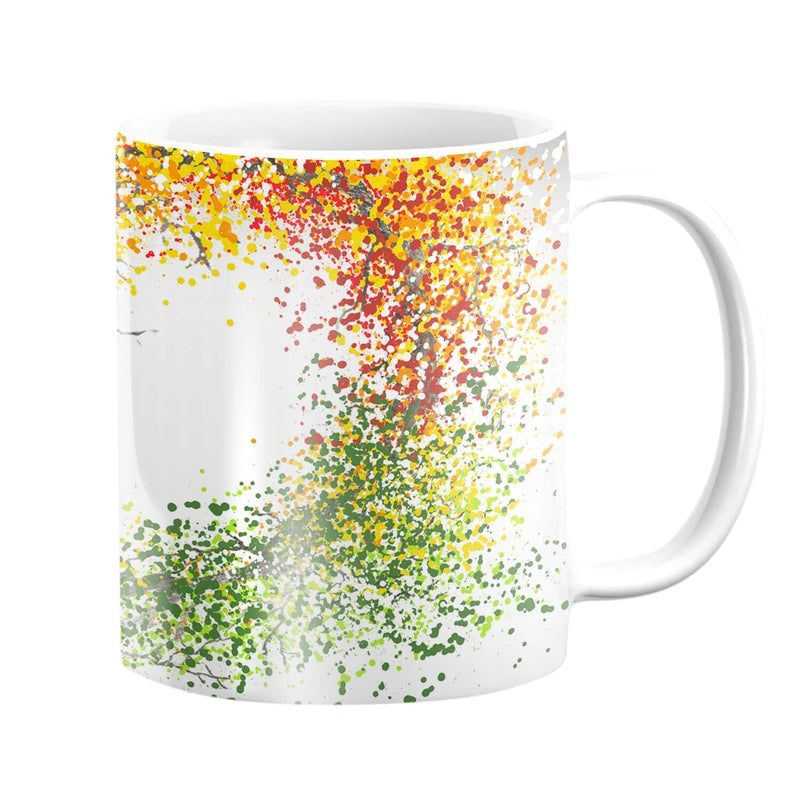 Heart of Colored leaves Mug