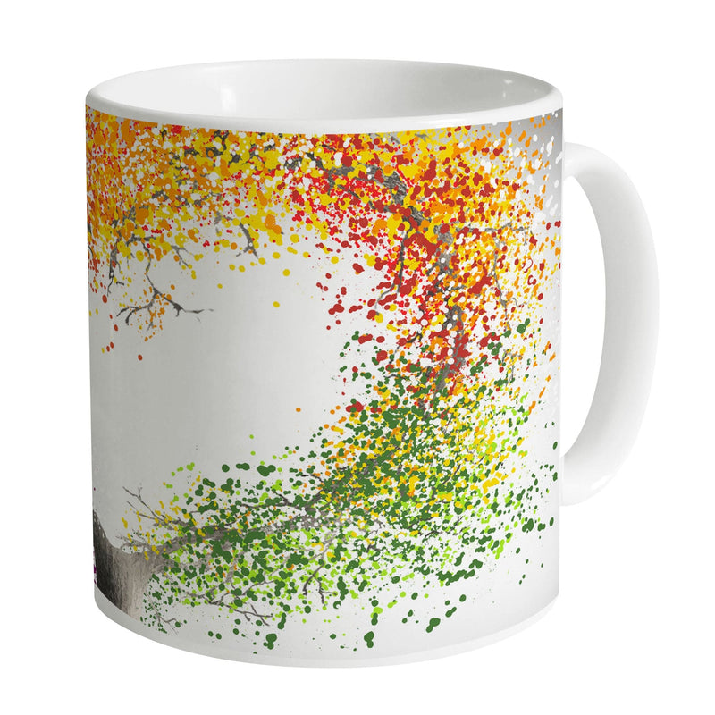 Heart of Colored leaves Mug