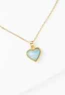 Heart of Joy Necklace in Amazonite