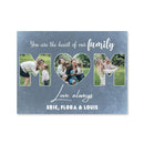 Heart of our Family Canvas