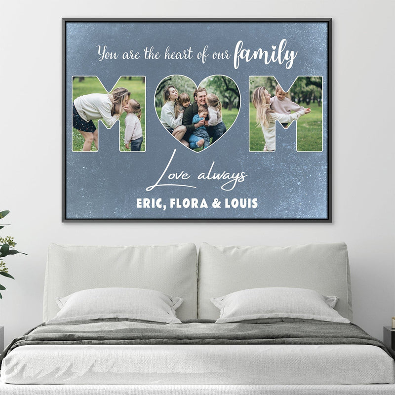 Heart of our Family Canvas