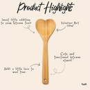 Bamboo Utensil Spoon | Heart Shaped by Bamboo Switch
