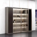 Heather · Office Shelves w/ Lighting & Wardrobe Storage by Arc Grove