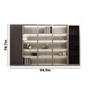 Heather · Office Shelves w/ Lighting & Wardrobe Storage