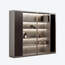 Heather · Office Shelves w/ Lighting & Wardrobe Storage