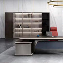 Heather · Office Shelves w/ Lighting & Wardrobe Storage by Arc Grove