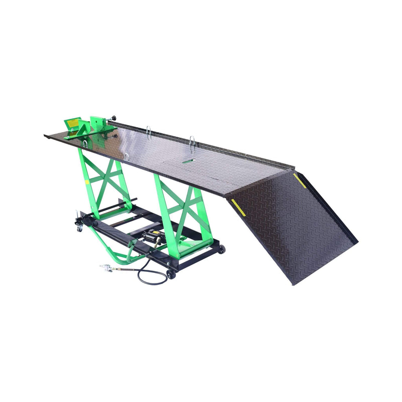 Heavy-Duty 1000LBS Air Hydraulic Motorcycle ATV Lift Jack Table (SAK78351)