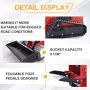 Heavy-Duty 13.5HP Mini Crawler Skid Steer Loader With Bucket (SAK39052) by SAKSBY WHOLESALE