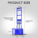 Heavy-Duty 2200 LBS Electric Hydraulic Lift Platform With Anti-Fall (SAK19456) by SAKSBY WHOLESALE