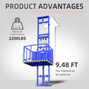 Heavy-Duty 2200 LBS Electric Hydraulic Lift Platform With Anti-Fall (SAK19456) by SAKSBY WHOLESALE