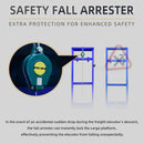 Heavy-Duty 2200 LBS Electric Hydraulic Lift Platform With Anti-Fall (SAK19456) by SAKSBY WHOLESALE