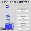 Heavy-Duty 2200 LBS Electric Hydraulic Lift Platform With Anti-Fall (SAK19456) by SAKSBY WHOLESALE