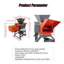 Heavy-Duty 220V 2.2KW 6-Blade Hay Cutter Pulverizer With Conveyor (SAK14368)