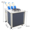 Heavy-Duty 220V Portable 29K BTU Outdoor Industrial Spot Cooler Air Conditioner (SAK18736) by SAKSBY WHOLESALE