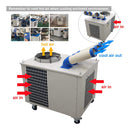 Heavy-Duty 220V Portable 29K BTU Outdoor Industrial Spot Cooler Air Conditioner (SAK18736) by SAKSBY WHOLESALE