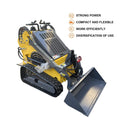 Heavy-Duty 23HP Mini Triangular Skid Steer Bucket Loader (SAK15873) by SAKSBY WHOLESALE