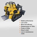 Heavy-Duty 23HP Mini Triangular Skid Steer Bucket Loader (SAK15873) by SAKSBY WHOLESALE