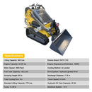 Heavy-Duty 23HP Mini Triangular Skid Steer Bucket Loader (SAK15873) by SAKSBY WHOLESALE