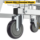 Heavy-Duty 375-Pound Aluminum Rolling Platform Ladder (SAK61724)