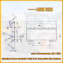 Heavy-Duty 46-Inch Drum Forestry Skid Steer Mulcher Attachment (SAK30495) by SAKSBY WHOLESALE