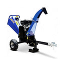 Heavy-Duty 5-Inch 15HP 420CC Gas Drum Wood Chipper Shredder With Electric Start And Tow Hitch (SAK48652)
