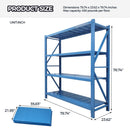 Heavy-Duty 5000-Pound 4-Tier Adjustable Steel Garage Shelf (SAK52841)