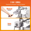 Heavy-Duty 52W Spit Roaster Rotisserie BBQ Grill For Pig, Lamb And Chicken (SAK59286)